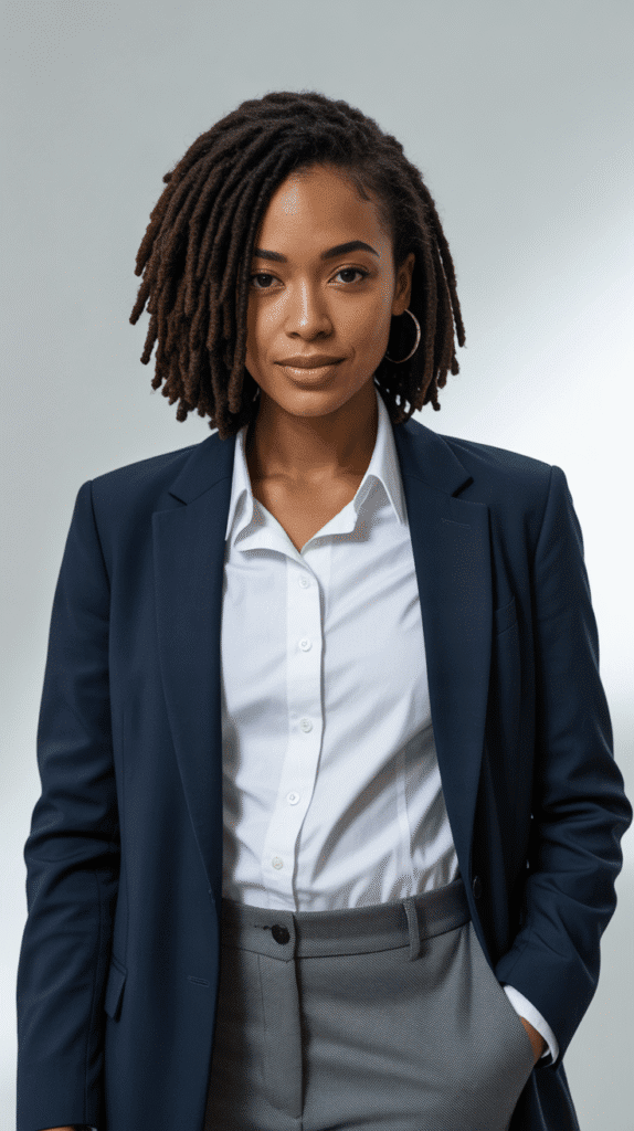 30 Chic Dreadlock Styles for Black Women 2025 You'll Love 19 Shoulder-Length Bob Locs with Side Part