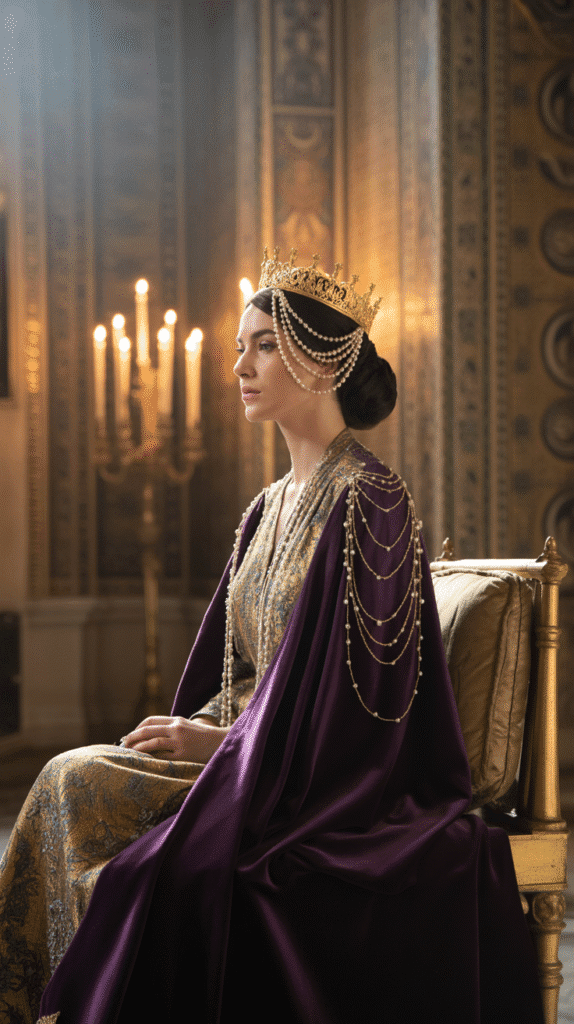 30 Regal Medieval Hairstyles for Princesses and Queens 27 The Byzantine Diadem with Hanging Chains
