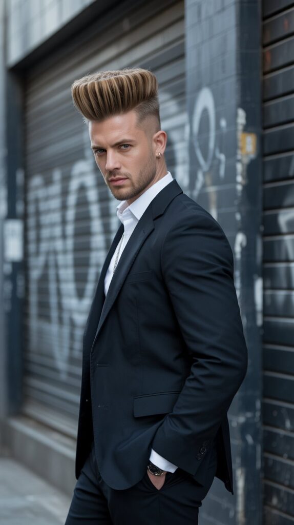 30 Latest French Hairstyles for Men That Exude Style 12 French Faux Hawk