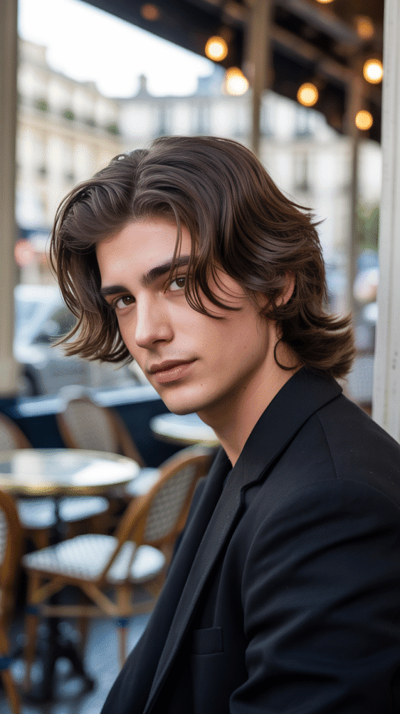 30 Latest French Hairstyles for Men That Exude Style 13 Long French Layers