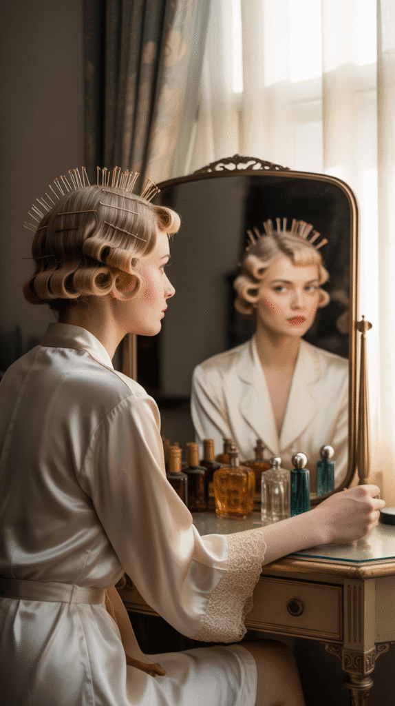 27 Easy 1930s Hairstyles for Long Hair Tutorial for Beginners 5 Pin Curl Set
