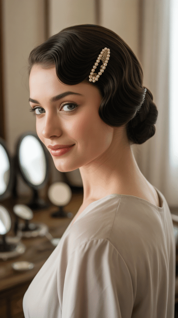 30 Step-by-Step 1930s Hairstyles Tutorial for a Retro Makeover 6 Low Chignon