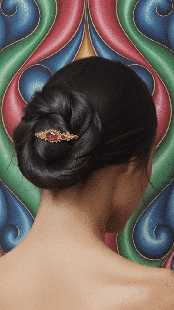 27 Elegant Medieval Updo Hairstyles for Princesses 24 The Figure-Eight Bun