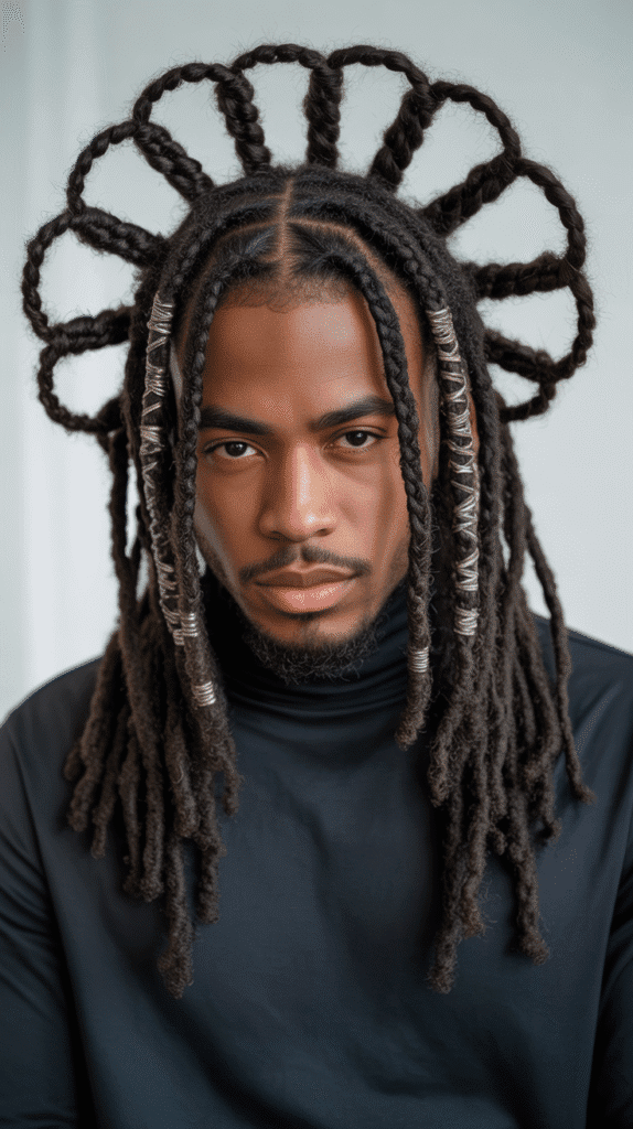 33 Latest Dreadlock Styles for Men That Are Bold and Modern 33 Crown Braid Dreads