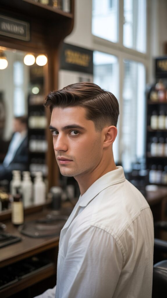30 Latest French Hairstyles for Men That Exude Style 24 French Regulation Cut
