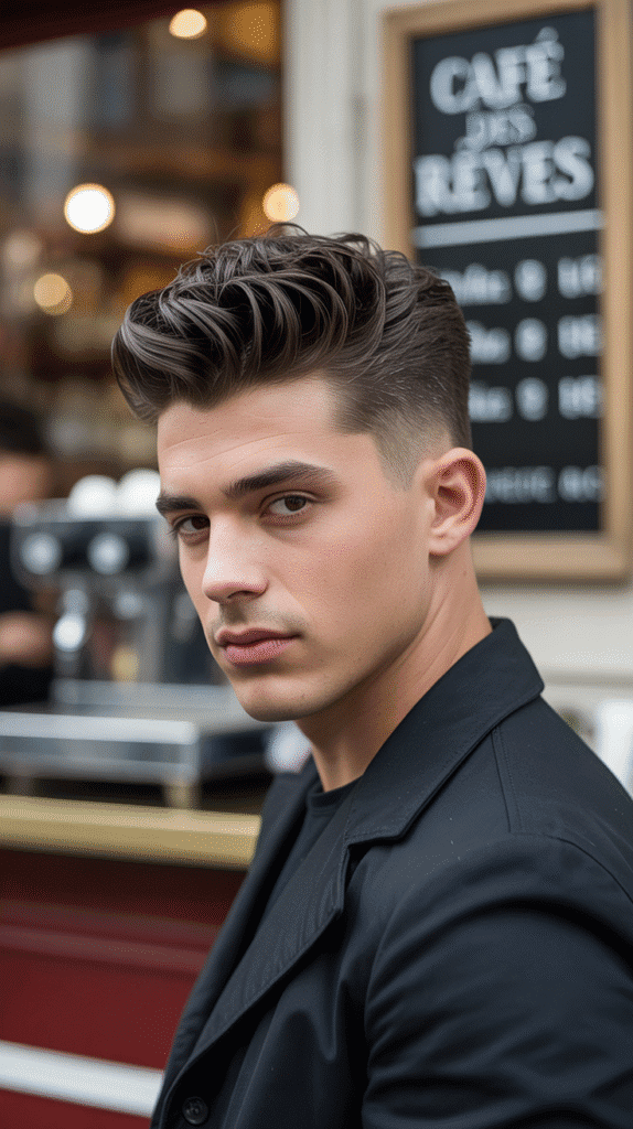 30 Classic French Hairstyles for Men That Never Go Out of Style 3 Textured Quiff