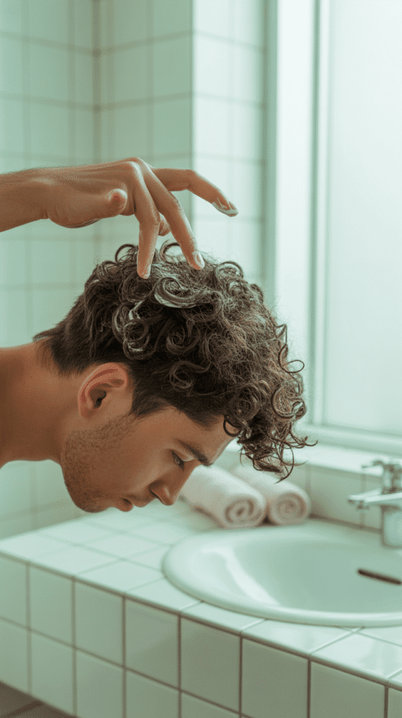 How to Cut Men's Curly Hair at Home – Simple Step-by-Step 12 Styling and Finishing Touches