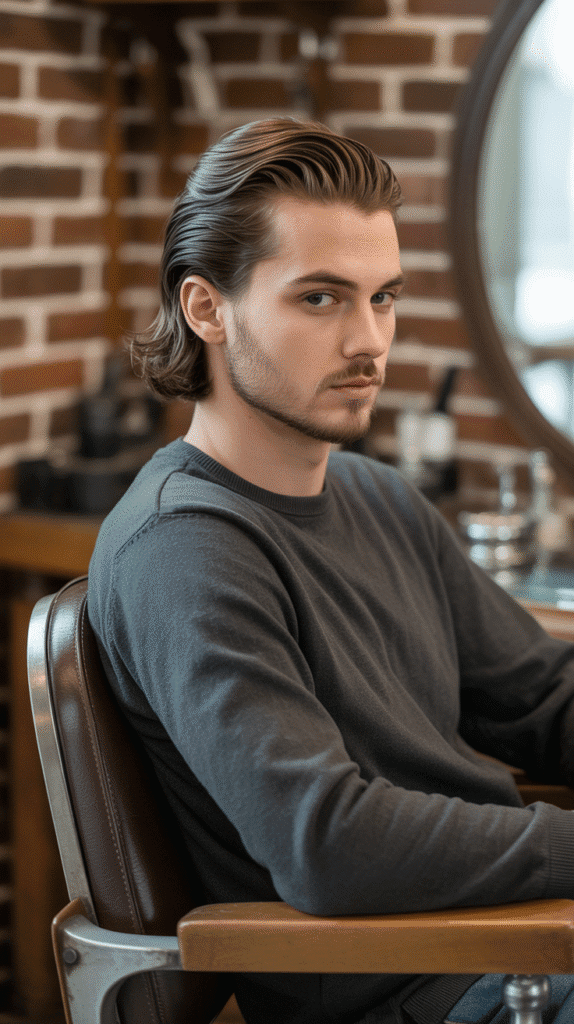 30 Classic French Hairstyles for Men That Never Go Out of Style 11 Long Swept Bangs
