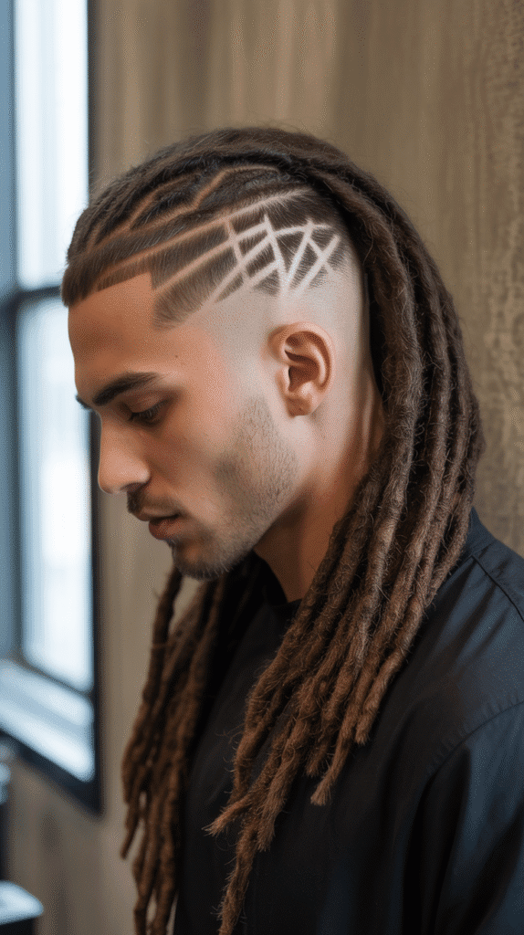 33 Latest Dreadlock Styles for Men That Are Bold and Modern 19 Twisted Dreads with Design