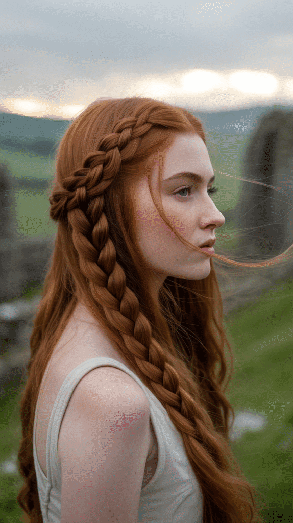 30 Fairytale-Inspired Medieval Hairstyles for Princesses 15 Celtic Knot Braid