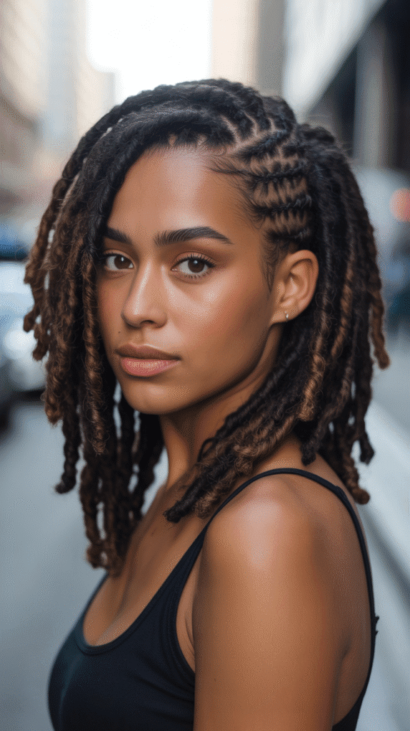 30 Latest Dreadlock Styles for Short Hair That Look Fresh 1 Starter Locs with High Fade