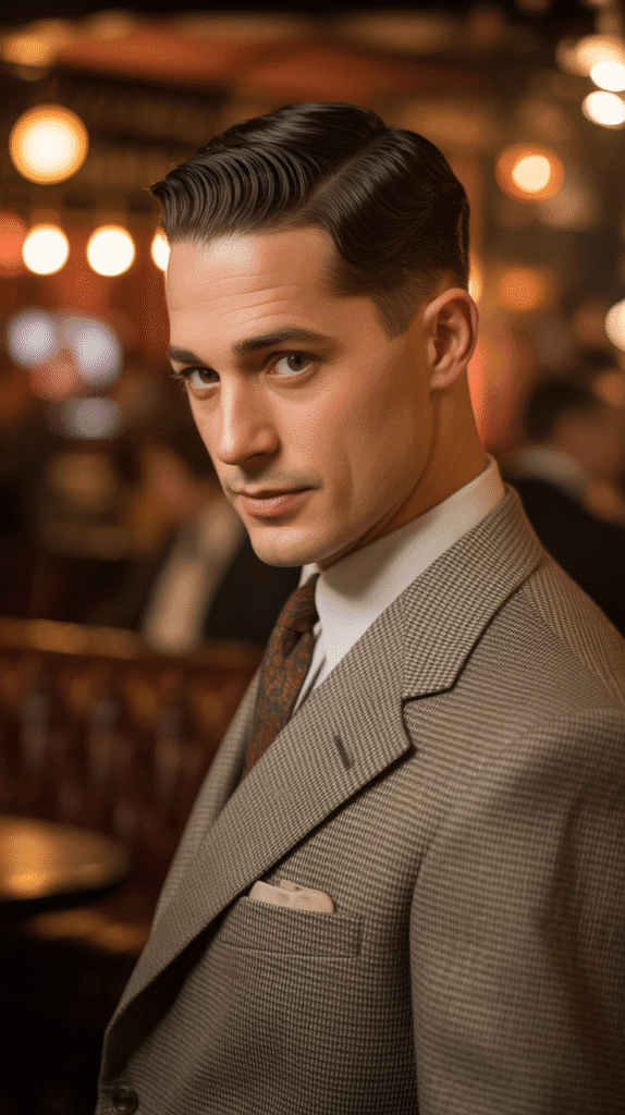 33 Stylish 1930s Hairstyles for Men That Define Retro Charm 16 The Graduated Temple Fade