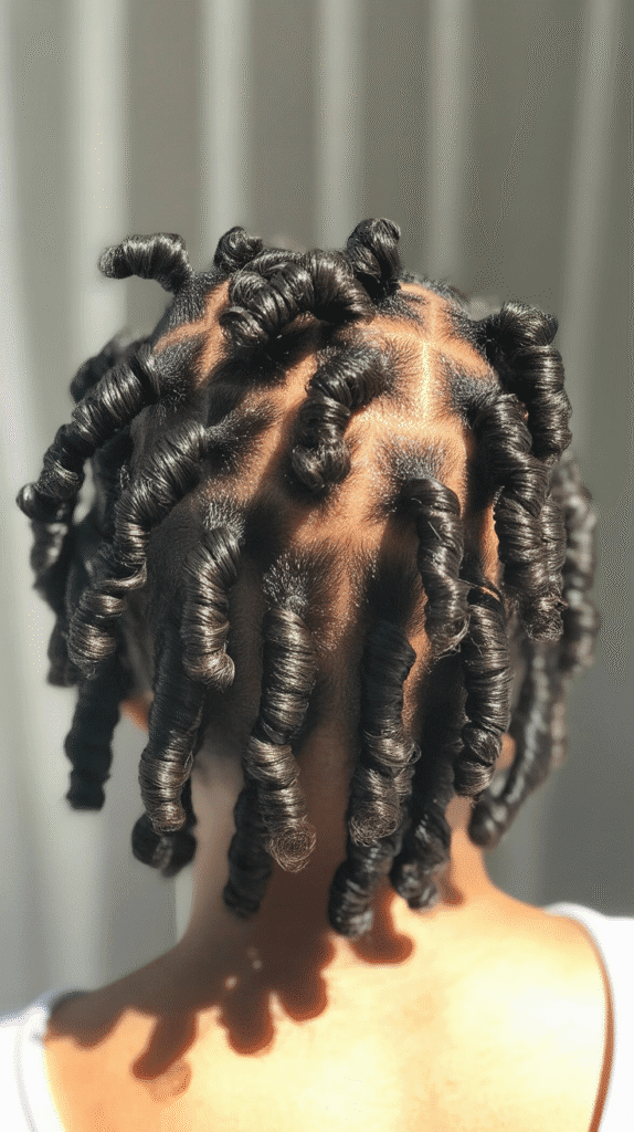 27 Latest Short Dreadlock Styles That Are Easy and Stylish 2 Finger Coil Short Locs