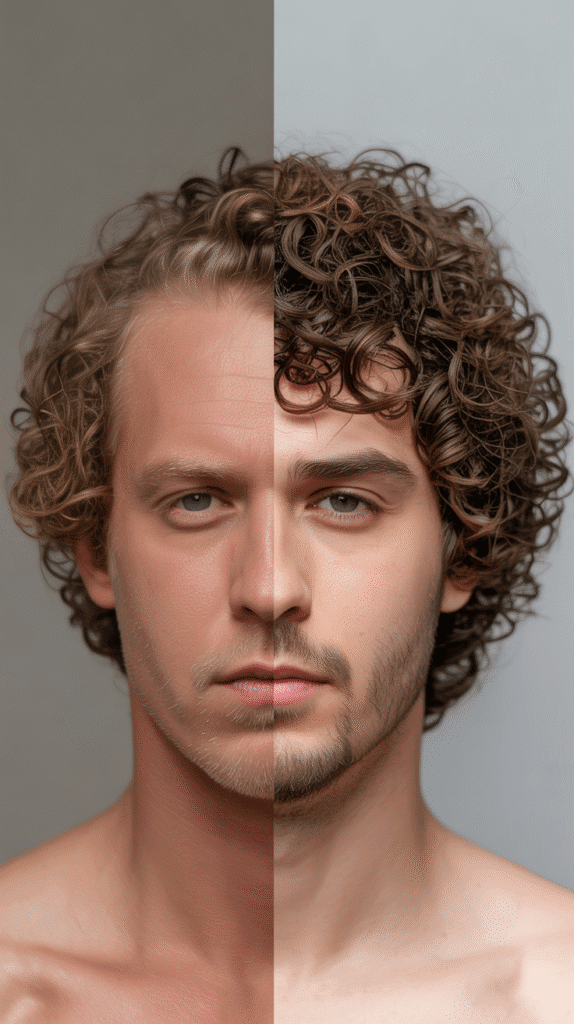 How to Cut Men's Curly Hair at Home – Simple Step-by-Step 10 Dealing with Different Density and Thickness