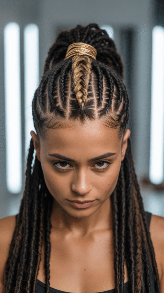 33 Latest Dreadlock Styles 2025 That Are Setting Trends 33 Mohawk Braid with Locs
