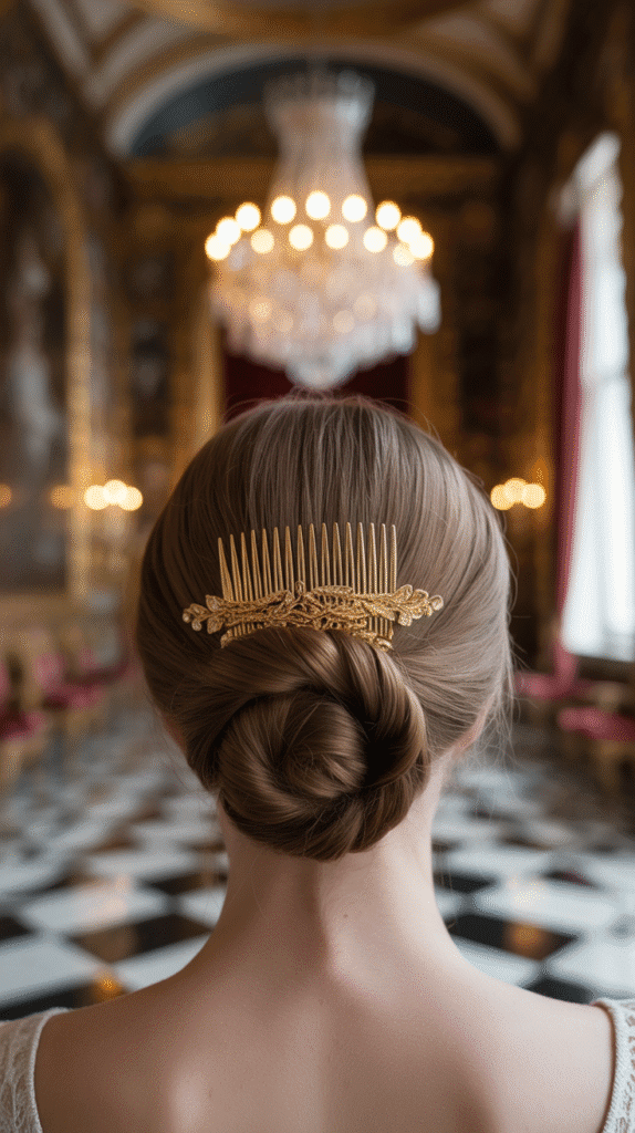 30 Fairytale-Inspired Medieval Hairstyles for Princesses 12 The Noble French Twist