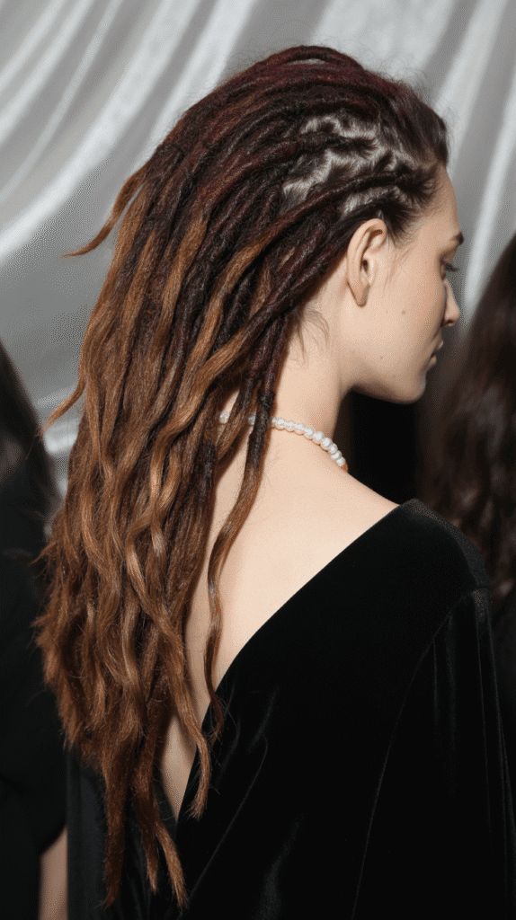 37 Elegant Dreadlock Styles for Women That Inspire Confidence 29 Waterfall Locs Style