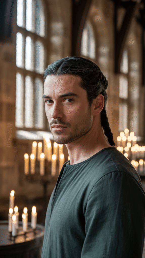28 Stylish Elf Hairstyles for Men That Look Bold and Mystical 19  Twisted Side Sections