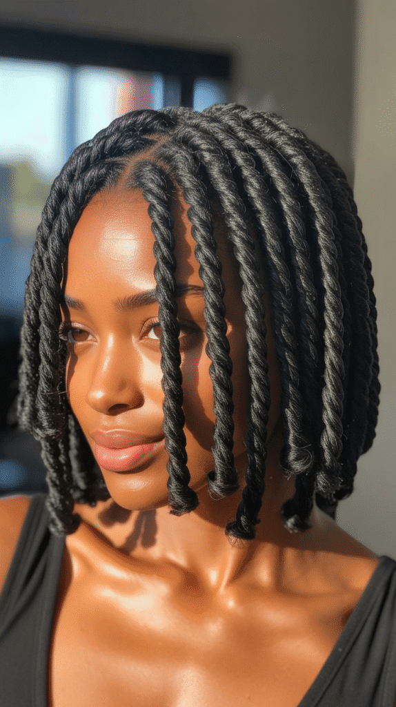 27 Chic Short Braided Hairstyles for Black Women 26 Crochet Senegalese Twists Short