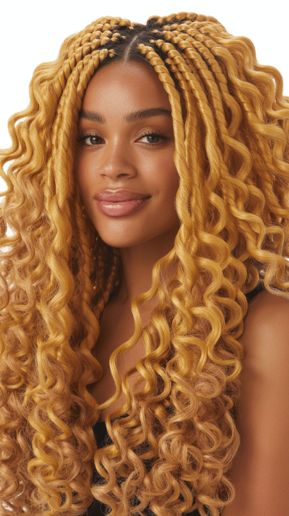 30 Gorgeous Blonde Wig Hairstyles for Black Women You Need to Try 24 Golden Blonde Crochet Braids