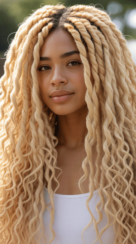 30 Gorgeous Blonde Wig Hairstyles for Black Women You Need to Try 29 Blonde Passion Twists