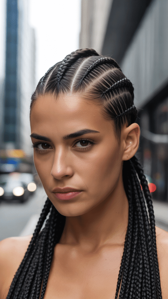 37 Easy Hairstyles to Keep Hair Out of Your Face 25 Braided Mohawk