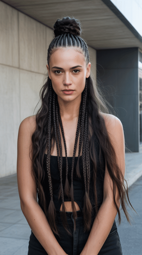 26 Stunning Whimsical Half-Up Hairstyles Perfect for Everyday Magic 15 Braided Mohawk Half-Up