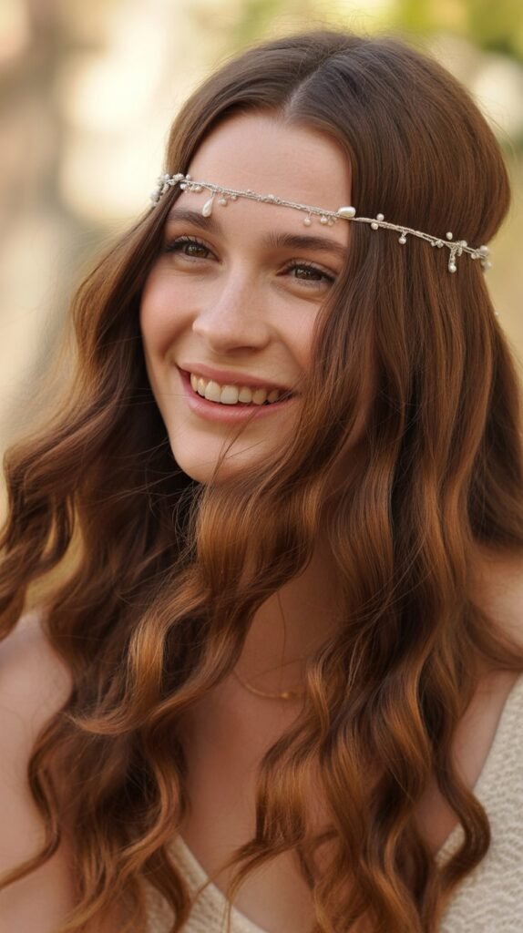 Tousled Lob with Bardot Bangs