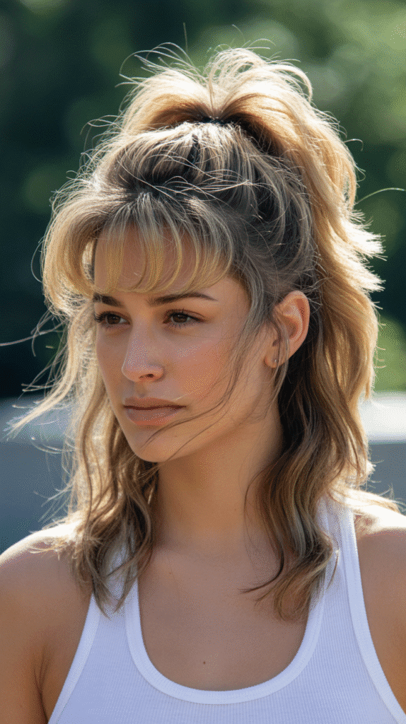  Layered Ponytail Style