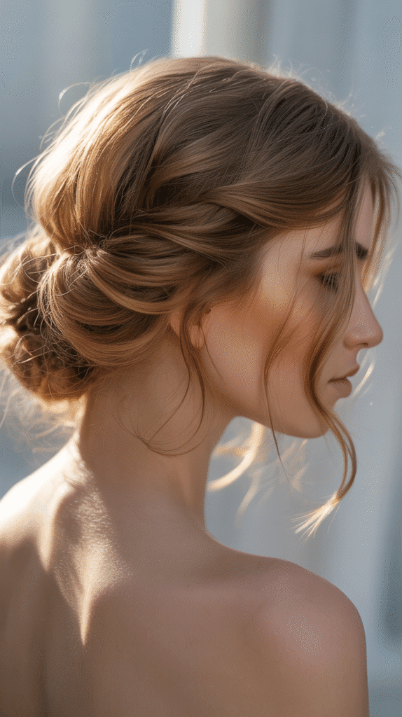 30 Dreamy Whimsical Hairstyles for Medium-Length Hair You'll Fall in Love With 25 Loose Romantic Updo with Tendrils