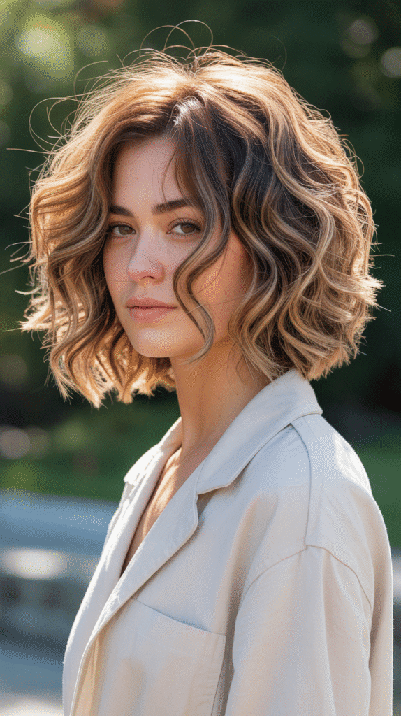 25 Easy Whimsical Hairstyles You Can Create in Minutes 24 Whimsical Wavy Lob