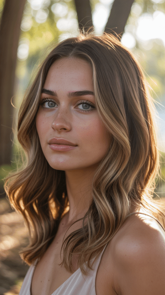 25 Stunning Hair Colors for Blue-Green Eyes That Enhance Your Look 22 Bronde