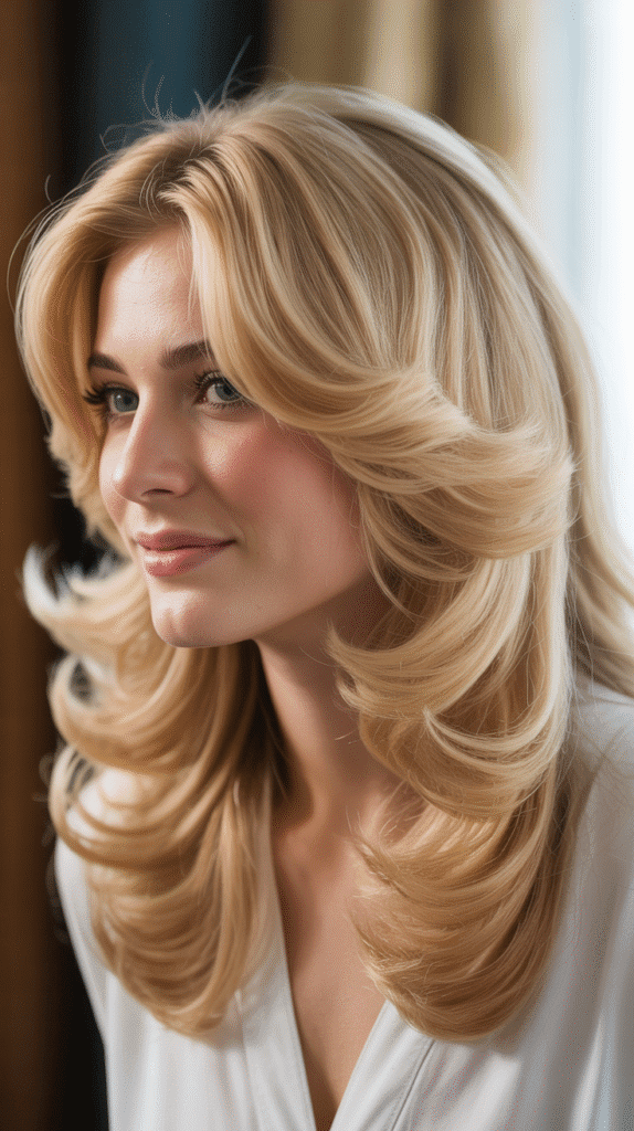 26 Stunning Whimsical Half-Up Hairstyles Perfect for Everyday Magic 25 Feathered Half-Up
