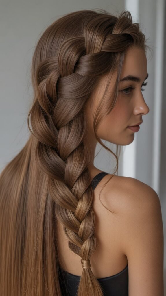 Cascading Side Braid