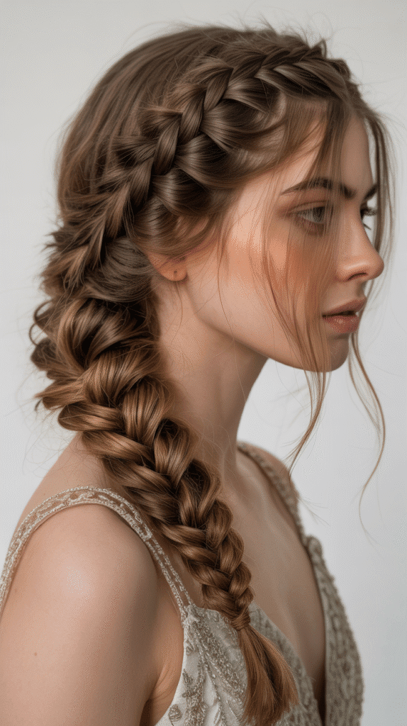 30 Step-by-Step Whimsical Hairstyle Tutorials Anyone Can Try 16 The Side-Swept Braided Romance