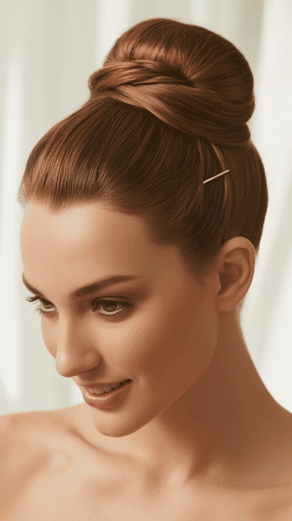 37 Easy Hairstyles to Keep Hair Out of Your Face 19 French Twist Updo