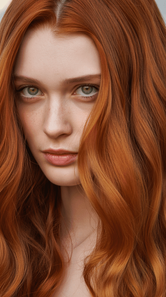 28 Best Hair Colors for Pale Skin and Green Eyes to Brighten Your Style 21 Ginger Red – Natural Fire