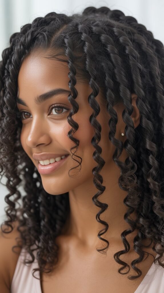 Two-Strand Twist Out for Natural Volume