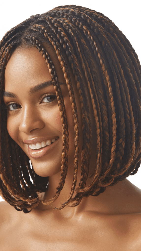 27 Chic Short Braided Hairstyles for Black Women 18 Crochet Braids Short Bob