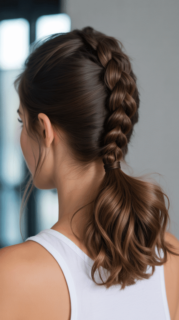 33 Trendy French Braided Hairstyles with a Chic Twist 30 French Braid Ponytail Base