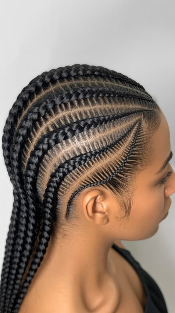 Zig Zag Cornrows