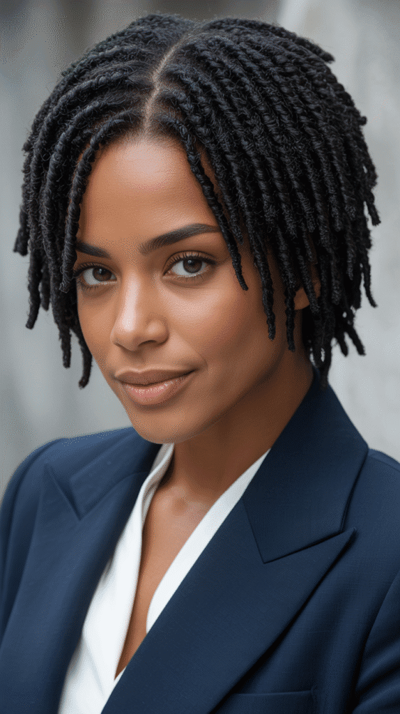 33 Chic Short Dreadlock Styles for Ladies That Stay in Style 8 Sisterlocks Short Style