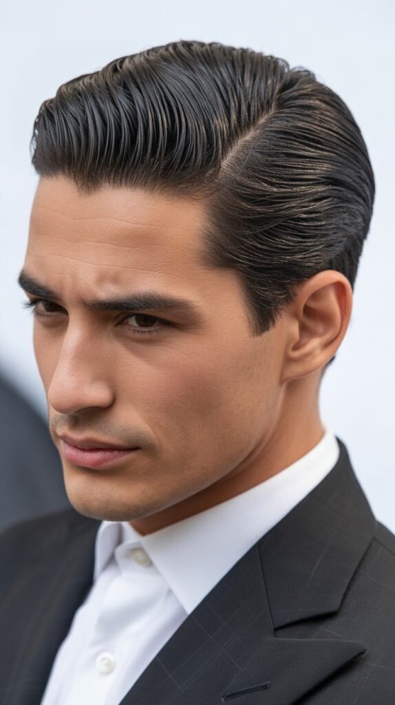  Slicked-Back Hair