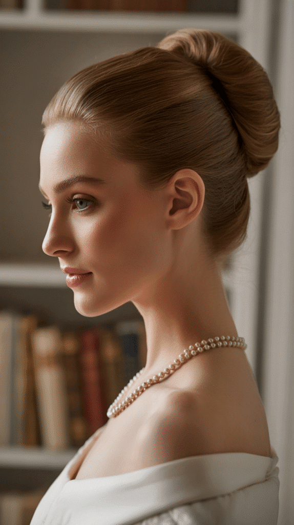 33 Chic French Hairstyles for Long Hair That Feel Romantic and Timeless 1 The Classic French Twist