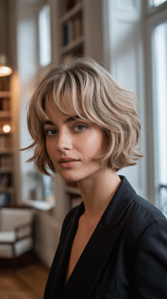 33 Easy French Hairstyles for Short Hair That Look Modern and Fresh 1 The Textured French Bob