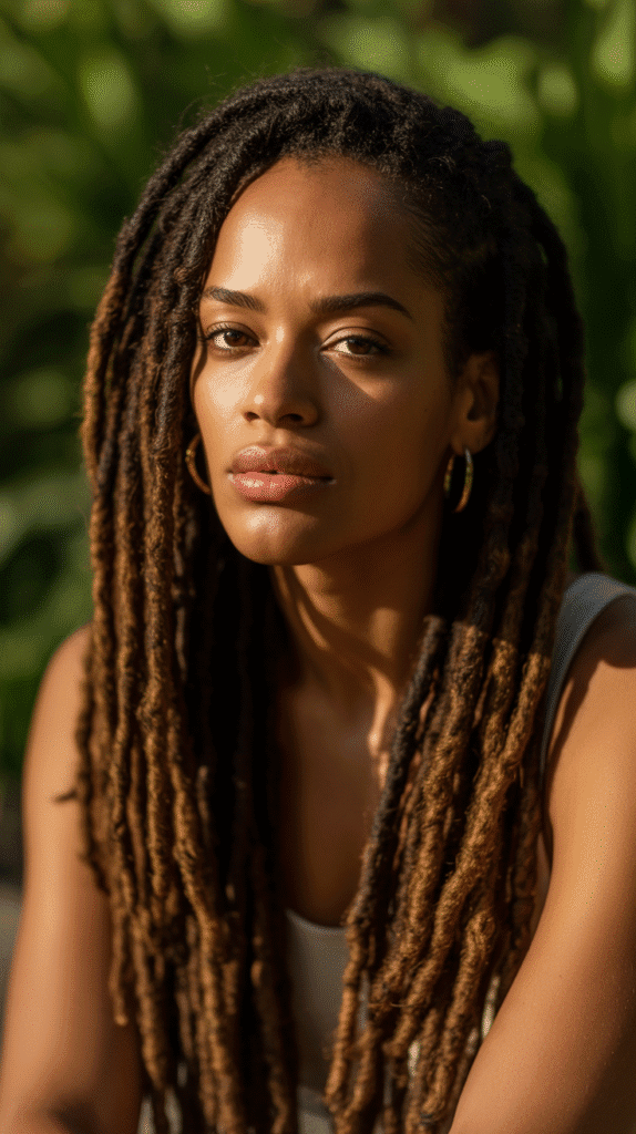 30 Latest Dreadlock Styles for Women That Inspire Confidence 1 Classic Free-Flowing Locs