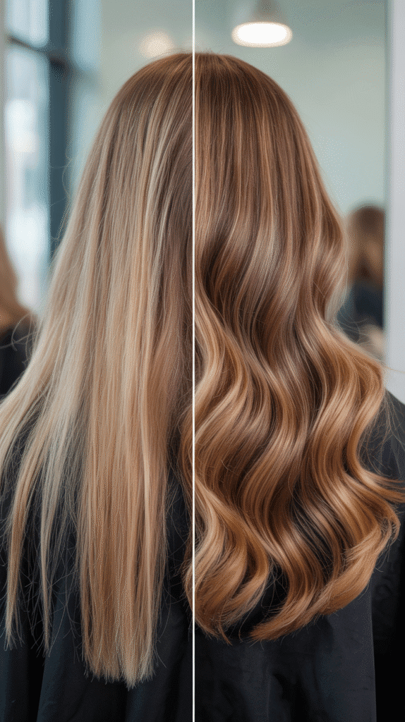 25 Stunning Blonde Hair with Caramel Lowlights for Fall 25 Dirty Blonde with Caramel Transformation