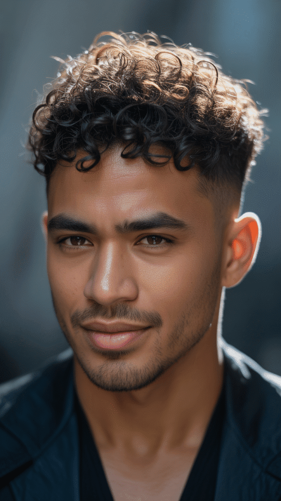 How to Cut Men's Curly Hair at Home – Barber Tips 10 Styling and Finishing the Curly Haircut