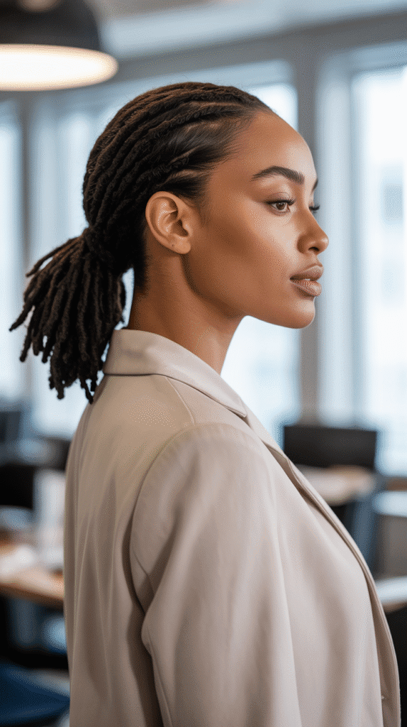 30 Chic Dreadlock Styles for Black Women 2025 You'll Love 21 Sleek Low Ponytail Locs