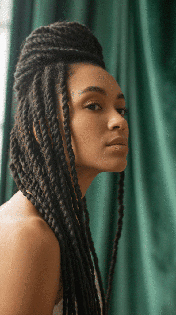 37 Gorgeous Long Dreadlock Styles for Black Women Full of Elegance 16 Long Twisted Locs Style